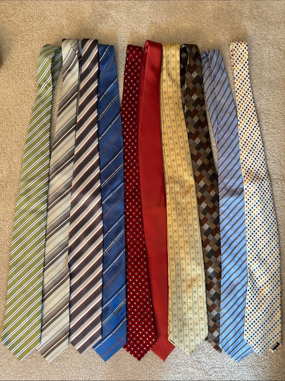100% Silk Geoffrey Beene Ties